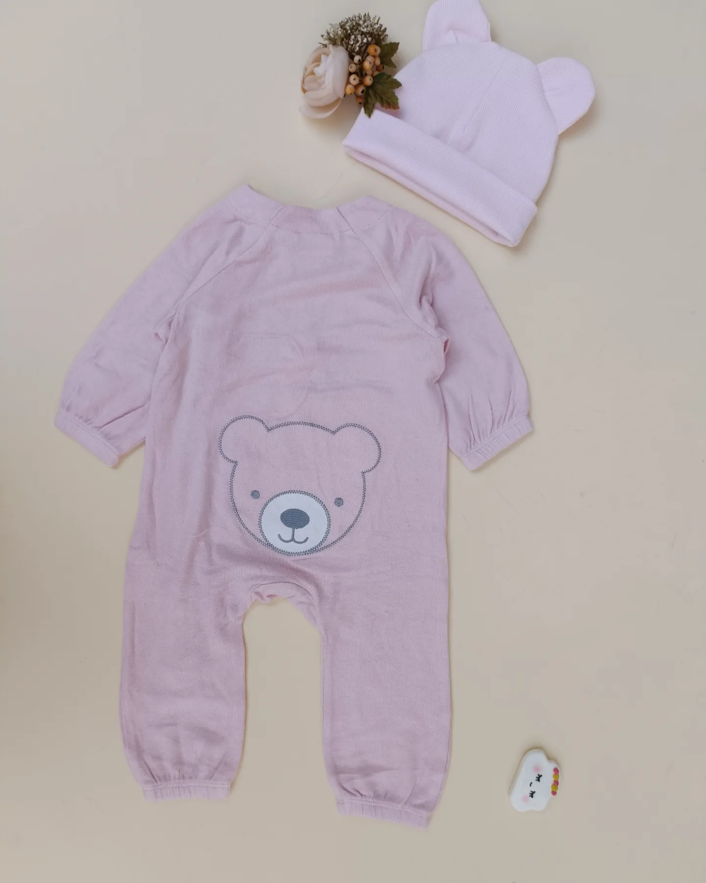 سرهمی بافت نوزادی پشت عروسکی