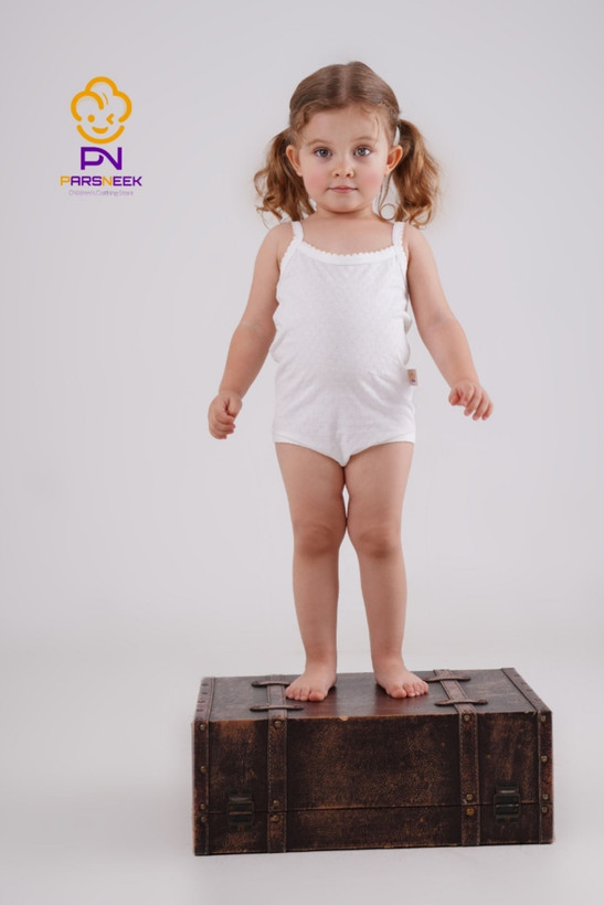 بادی بندی نخ پنبه سوزنی دخترانه